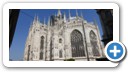 Sur le trajet de retour, 
Duomo de MILAN